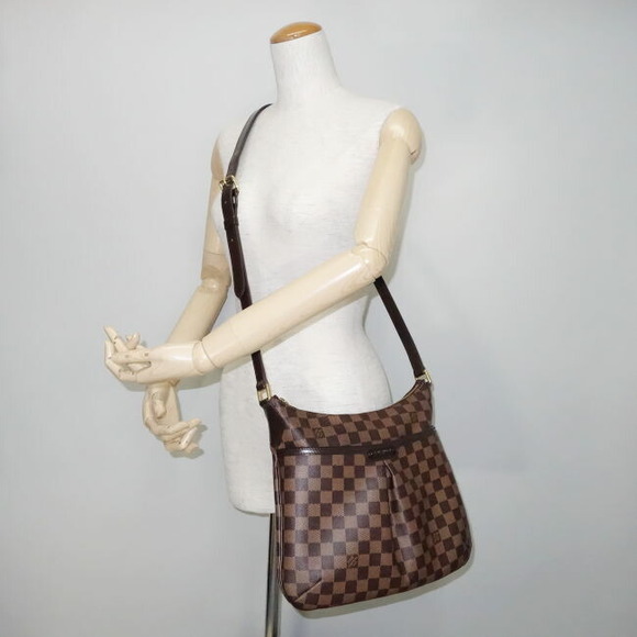Louis Vuitton Shoulder Bag Damier Ebene Brown Bloomsbury - Picture 3 of 3